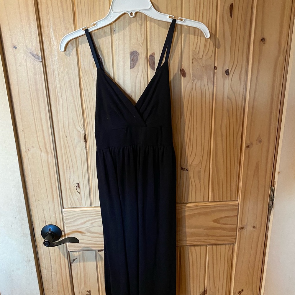 Derek Heart Black Midi Dress